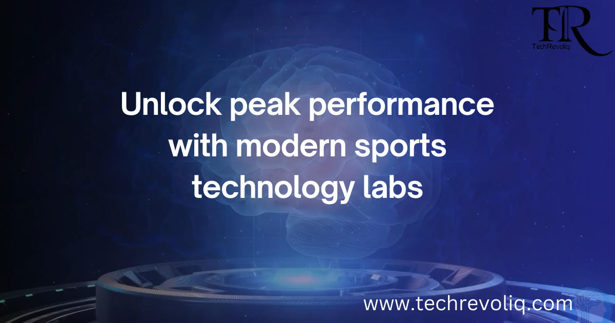 Unlock peak performance withmodern sports technology labs